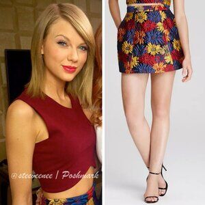 Alice + Olivia Loran Floral Mini Skirt ASO Taylor Swift